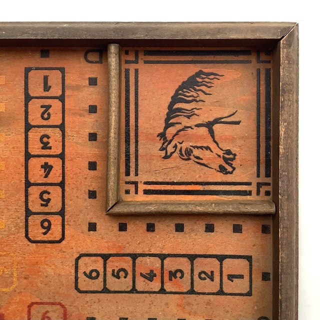 American Vintage Horse Themed Wahoo Gameboard For Sale - Image 3 of 6