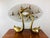 Dolbi Cashier Vintage 1970s Pair of Large Brass Swan Figures / Statues For Sale - Image 4 of 7