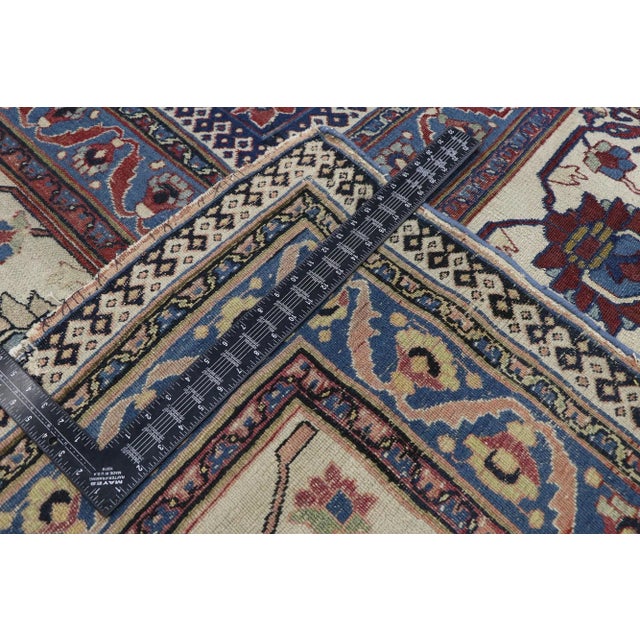 Early 20th Century Antique Persian Mashhad Rug - 13'00 X 16'05 For Sale - Image 5 of 9