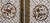 Vintage Finish Openwork Floral 4 Panels Wood Floor Screen Room Divider For Sale - Image 10 of 10