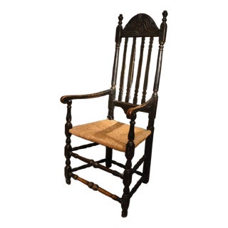 New England Banister Back Chair For Sale