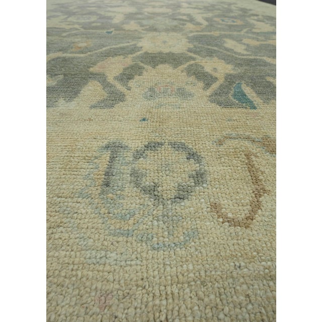 Early 21st Century Turkish Oushak Rug 10' x 14'3" #18656 For Sale - Image 5 of 8