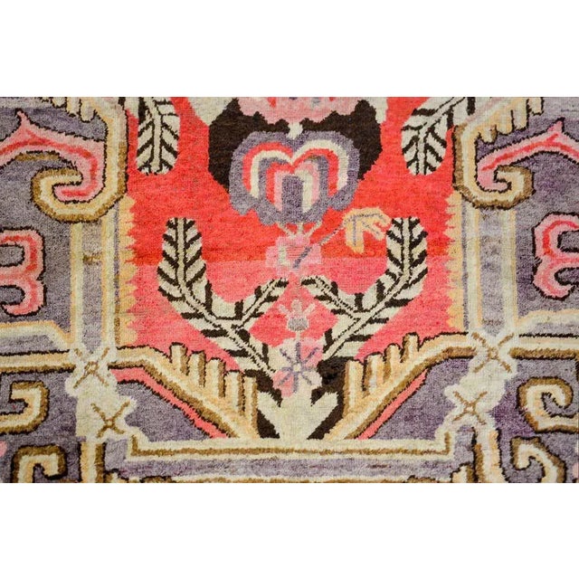 Early 20th Century Asian Khotan Rug For Sale - Image 4 of 7