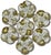 Victorian Beautiful & Fine Quality 22k Gold & Ferns Decorated Antique French Limoges Porcelain Oyster Plates Set of 7 For Sale - Image 3 of 18
