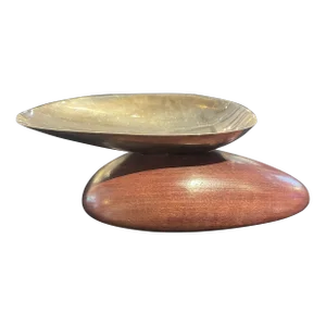 Vintage William Spratling Mid Century Rosewood/Sterling Salt Cellar