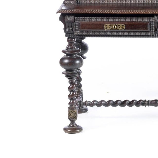 Antique Wardrobe in Twisted Wood, 1800s For Sale - Image 3 of 6