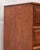 Burnt Umber Mid 20th Century Elmwood Six Drawer Dresser For Sale - Image 8 of 8
