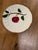 Farmhouse Vintage Blue Ridge Southern Potteries Hand-Painted "Crab Apple" Bread & Butter Plate - Brown Rim Variant For Sale - Image 3 of 6