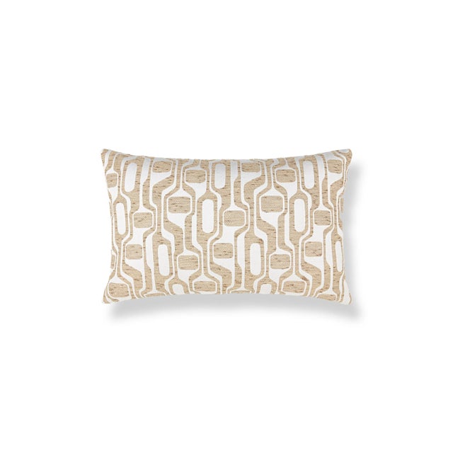 Contemporary The House Of Scalamandré Telly Lumbar Pillow In Toast For Sale - Image 3 of 3