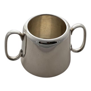 1980s Quality Silver Plated Sugar Bowl Round, Plain For Sale