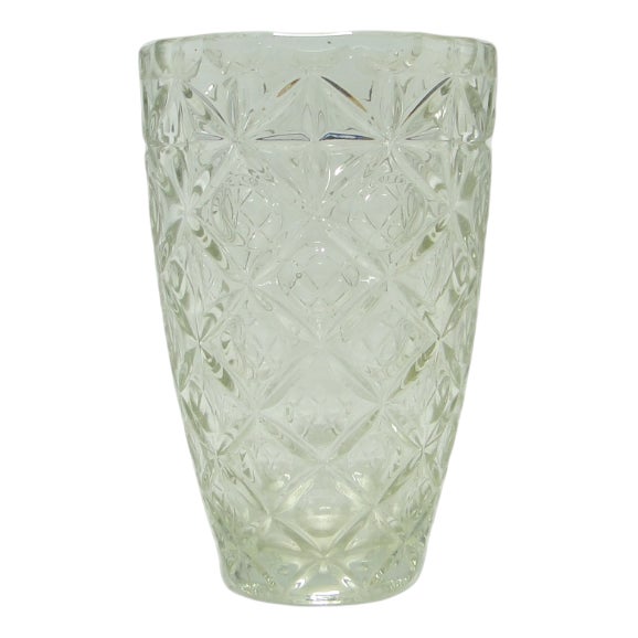 Polish Art Deco Vase from Hortensja Glassworks, 1930s For Sale