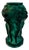 Small Art Deco Malachite Vase from Desna For Sale