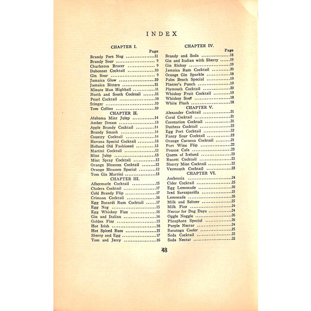 "Cheerio! A Book of Punches & Cocktails How to Mix Them" 1928 Charles Formerly of Delmonicos For Sale In New York - Image 6 of 10