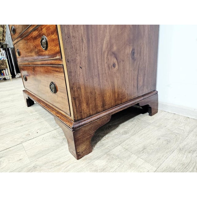 Victorian Mahogany Secretaire with Library For Sale - Image 5 of 18