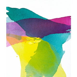 Emerald Summer Abstract Painting For Sale