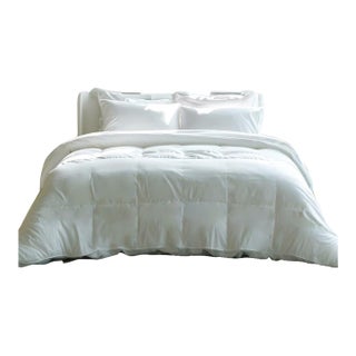 Summer Weight Premium White Duck Down Duvet with TENCELTM Lyocell Organic Cotton Shell, Twin For Sale