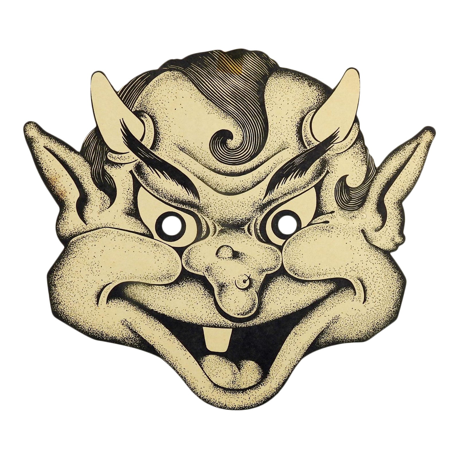 1948 Halloween Smiling Goblin Mask Chairish
