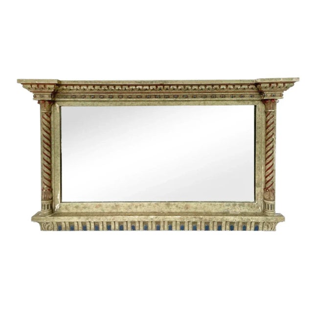 Glass 19th Century Venetian Polychrome Tabernacle Frame as Mirror For Sale - Image 7 of 7