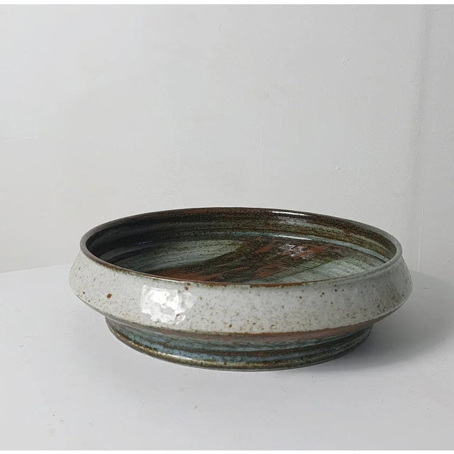 Mid-Century Brutalist Ceramic Bowl by Drejargruppen for Rörstrand, Sweden For Sale - Image 11 of 12