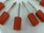 Mid-Century Modern MidCentury Red Bakelite Kob Knobs 1930s Corn Cob Holders Set of 12 For Sale - Image 3 of 4