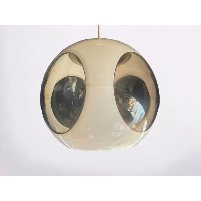 1970s Vintage Colani UFO Ceiling Lamp in White Plastic from Massive, 1970s For Sale - Image 5 of 12