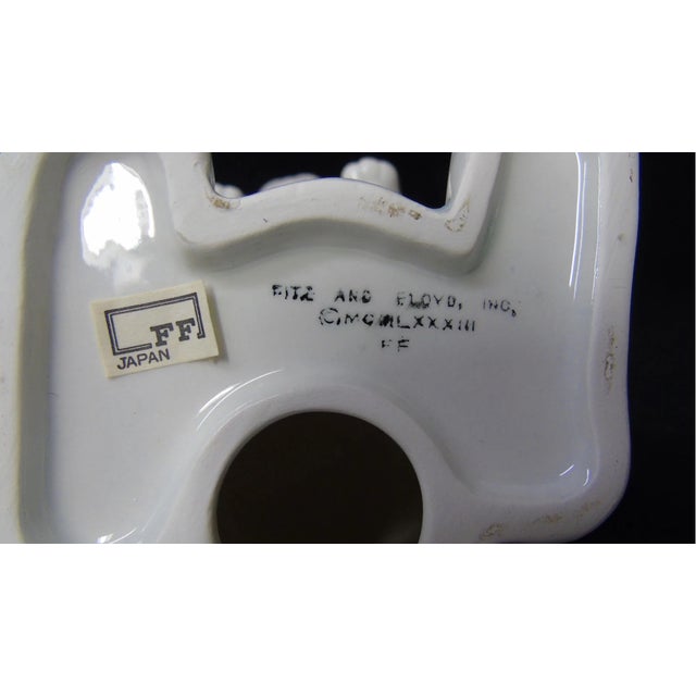 1990s Vintage Fitz & Floyd Japan White Easter Rabbit Figurines-Set of 3 For Sale - Image 5 of 6