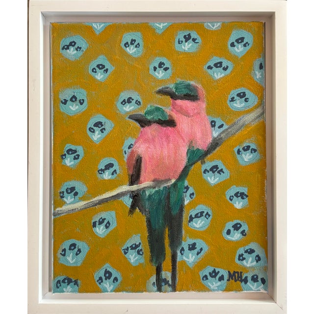 A pair of birds with fun pattern will bring instant charm to any room!