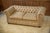 Vintage English Chesterfield Sofa in Beige Leather, 1990s For Sale - Image 3 of 15