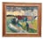 Arnold William Pedersen, Farmhouses, 1960s, Oil on Canvas, Framed For Sale