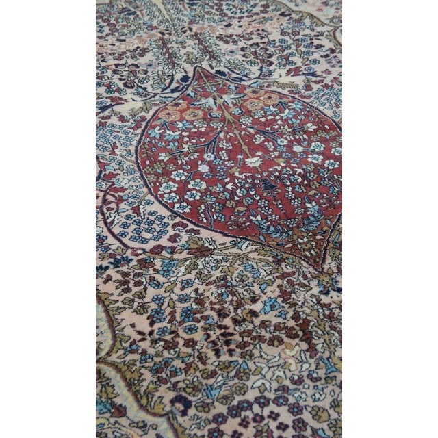 Offered this beautiful hand-knotted oriental rug with sophisticated patterns and beautiful colors 232x139cm. Let your home...