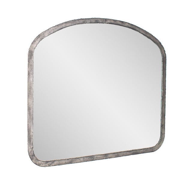 Kenneth Ludwig Chicago Marius Arched Mirror Silver For Sale - Image 4 of 9