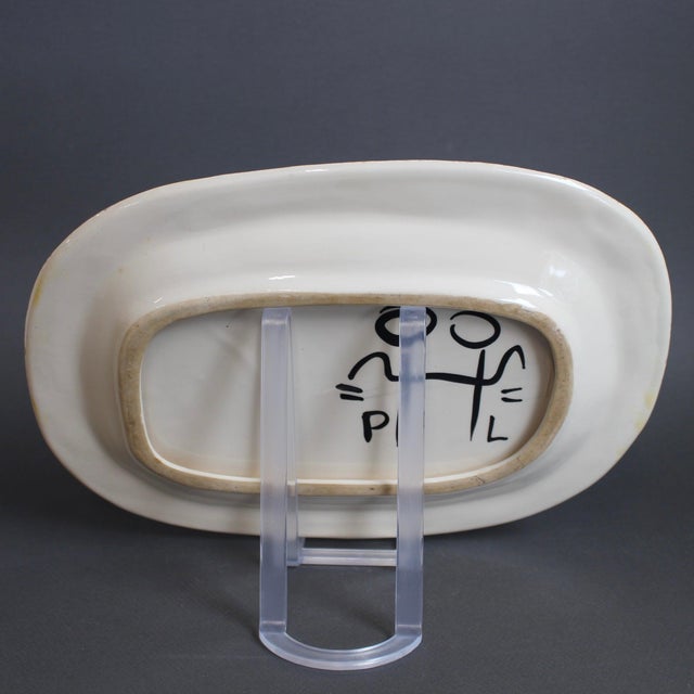Vintage French Ceramic Platter by Jacques Pouchain, 1950s For Sale - Image 6 of 18