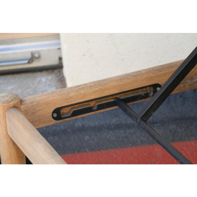 Green Set of Four Terassi Collection Teak Chaise Lounges by Studio Tolvanen For Sale - Image 8 of 18