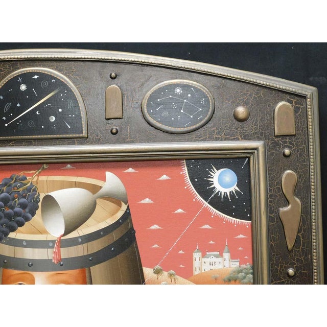 Anton Arkhipov "Fall Bright . The Cosmological Theory" Original Oil on Canvas For Sale - Image 13 of 15