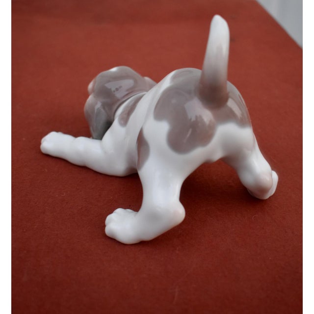 Lladro 1070 Playful Puppy Beagle Porcelain Figurine Glossy Retired Rare For Sale - Image 9 of 15