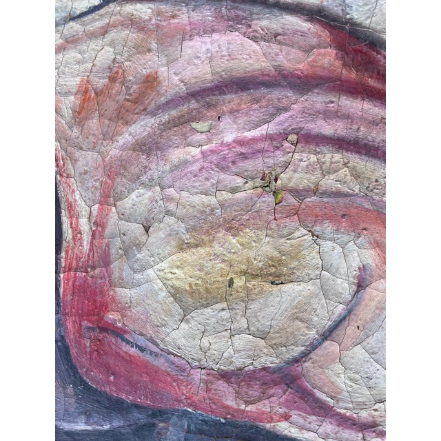 1950's Three Black Women Dancing Painting by Haitian Artist Michel For Sale In Miami - Image 6 of 11