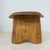 Brutalist Wood Side Table or Stool, 1970s, in Good conditions. Designed 1970 to 1979