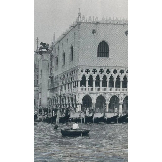 Erich Andres, Venice: Port with Gondolas, Italy, 1955, Black & White Photograph For Sale - Image 3 of 5