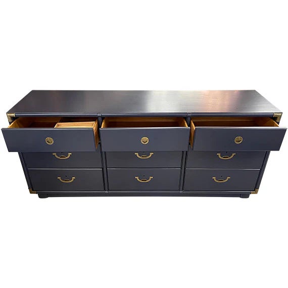 1960s Drawer Vintage Dresser Refinished For Sale - Image 4 of 4