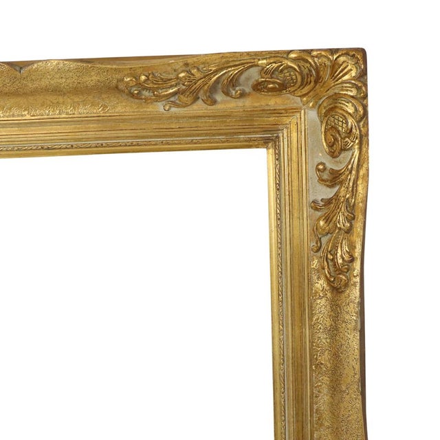 Large Vintage Baroque Gilded Frame For Sale - Image 10 of 18