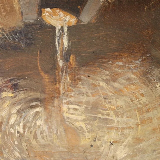 1970s Italian Artist, Study on the Source of Giacomo Soffiantino, 1970, Oil on Board For Sale - Image 5 of 13