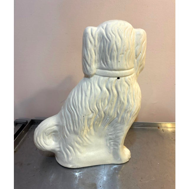 Antique Extra-Large Staffordshire Dog For Sale - Image 6 of 7