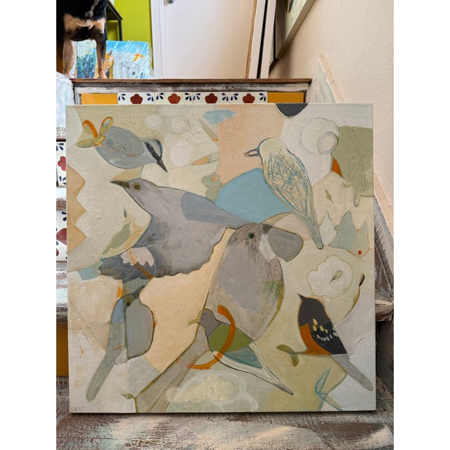 “Hiking Companions” a Bird Painting by LWren Walraven For Sale - Image 12 of 12