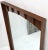 Wood Large Rectangle Mid-Century Modern Walnut Wall Mirror For Sale - Image 7 of 11