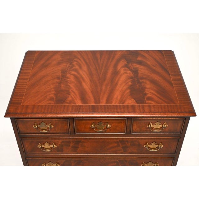 Antique Georgian Chest of Drawers, 1950 For Sale - Image 6 of 10