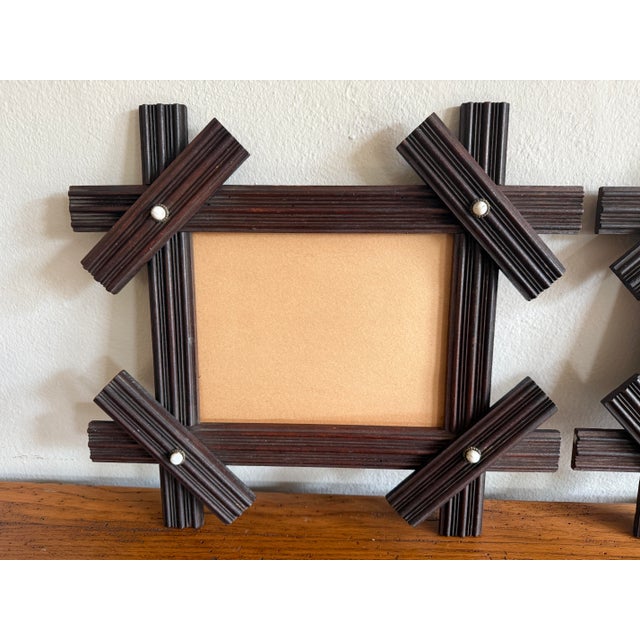 Late 19th Century Circa 1880s Black Forest Frames, a Pair For Sale - Image 5 of 12