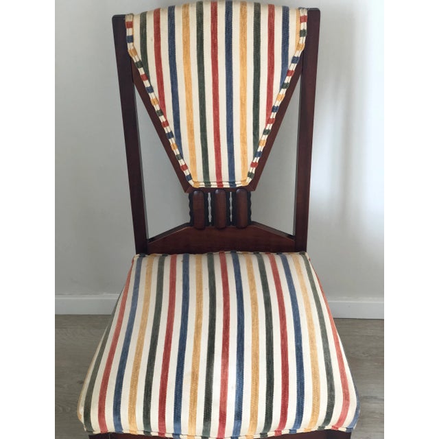 Set of 4 Art Deco Amsterdam School ‘T Woonhuys Dining Chairs the Netherlands 1930s For Sale - Image 10 of 12