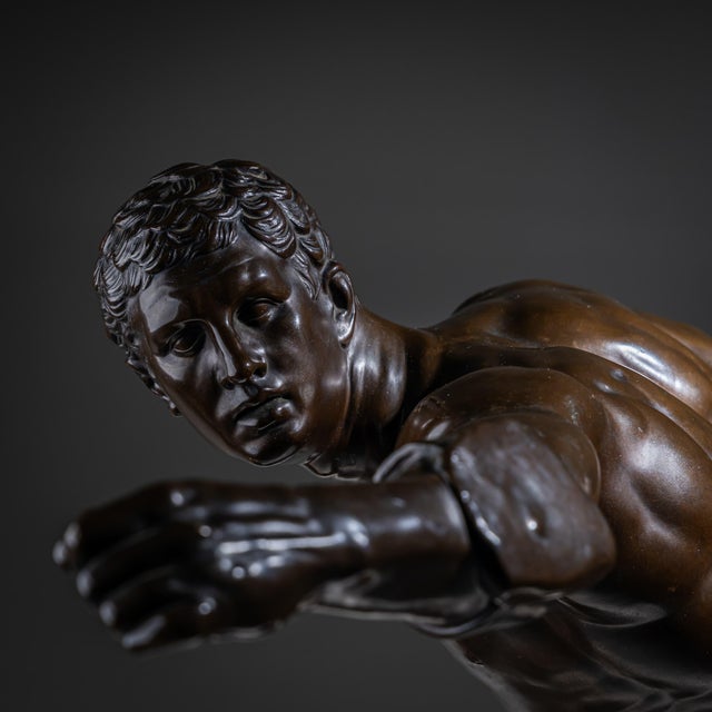 Borghese Gladiator in Bronze, Foundry F. Barbedienne, 2nd Half 19th Century For Sale - Image 10 of 16