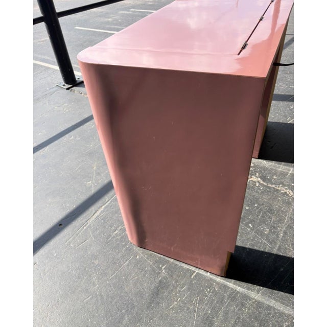 Late 20th Century Postmod Pink Vanity For Sale - Image 5 of 13