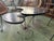 1950s Free-Form Metal and Wood Coffee Table from the 1950s For Sale - Image 5 of 8